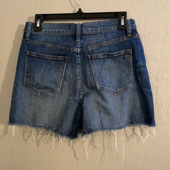 Madewell High-Rise Denim Shorts in Glenoaks Wash Denim f7019 - Picture 9 of 10